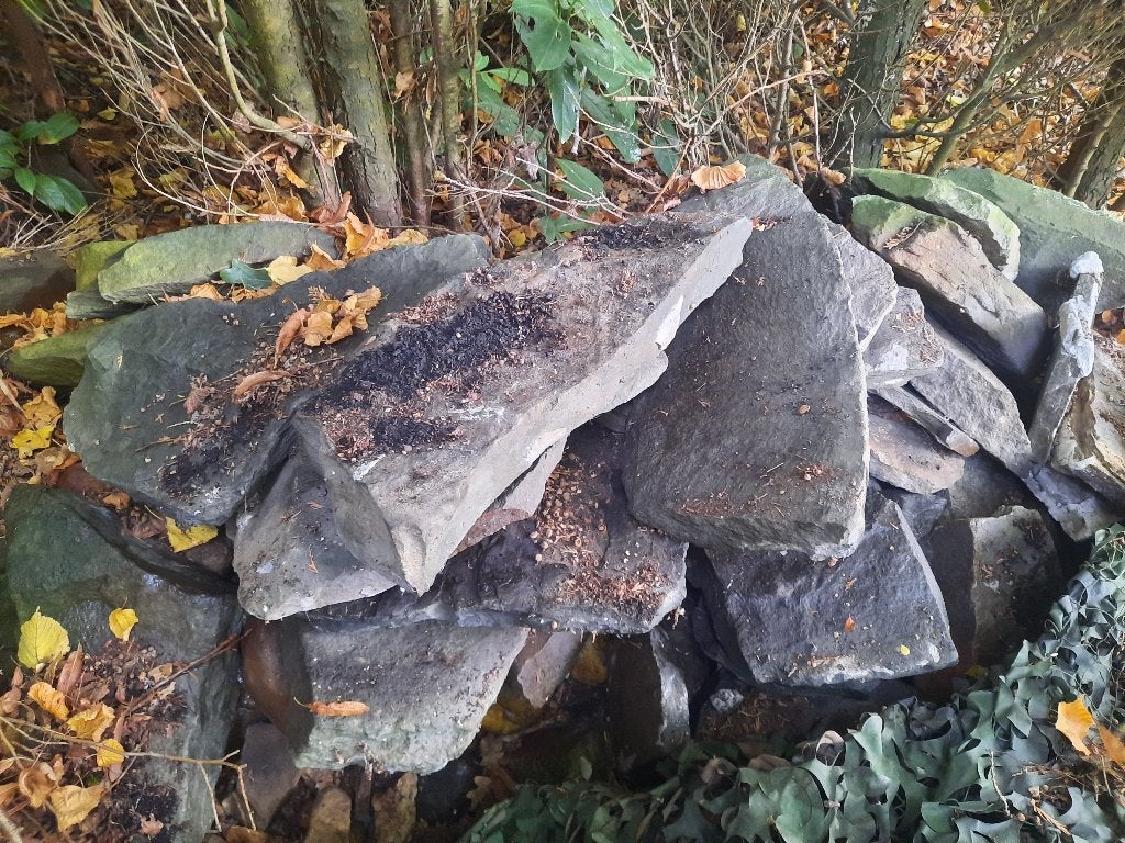 tuin rotsen en tuin fontijn, Ophalen, Gebruikt