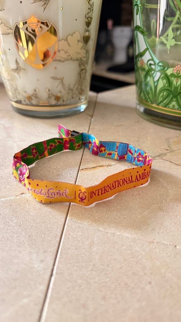 Tomorrowland ambassador 2015 melodia bandje, Verzenden, Zo goed als nieuw