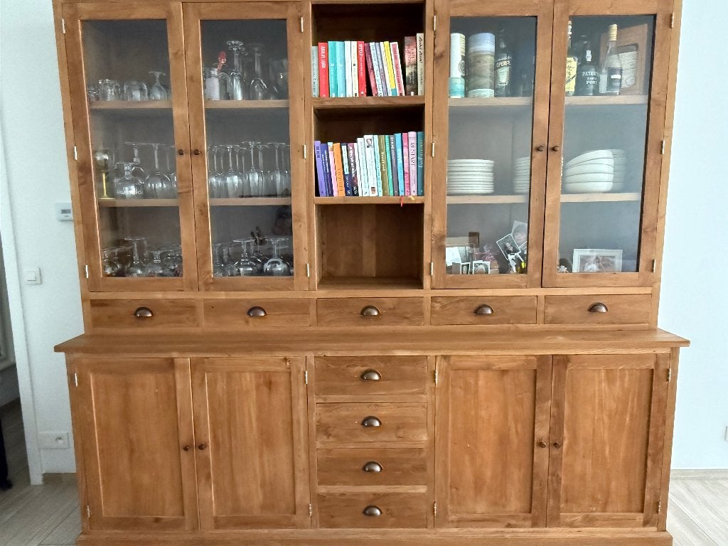 Eetkamer kast teak, Ophalen, Teakhout, Teak, 170 cm of meer