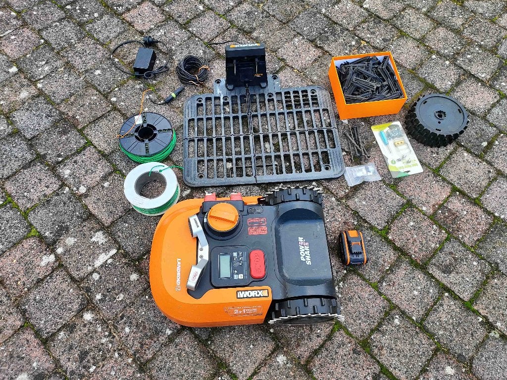 tondeuse robot Works MR143E, Jardin & Terrasse, WORX, Moins de 20 cm, Enlèvement, Utilisé
