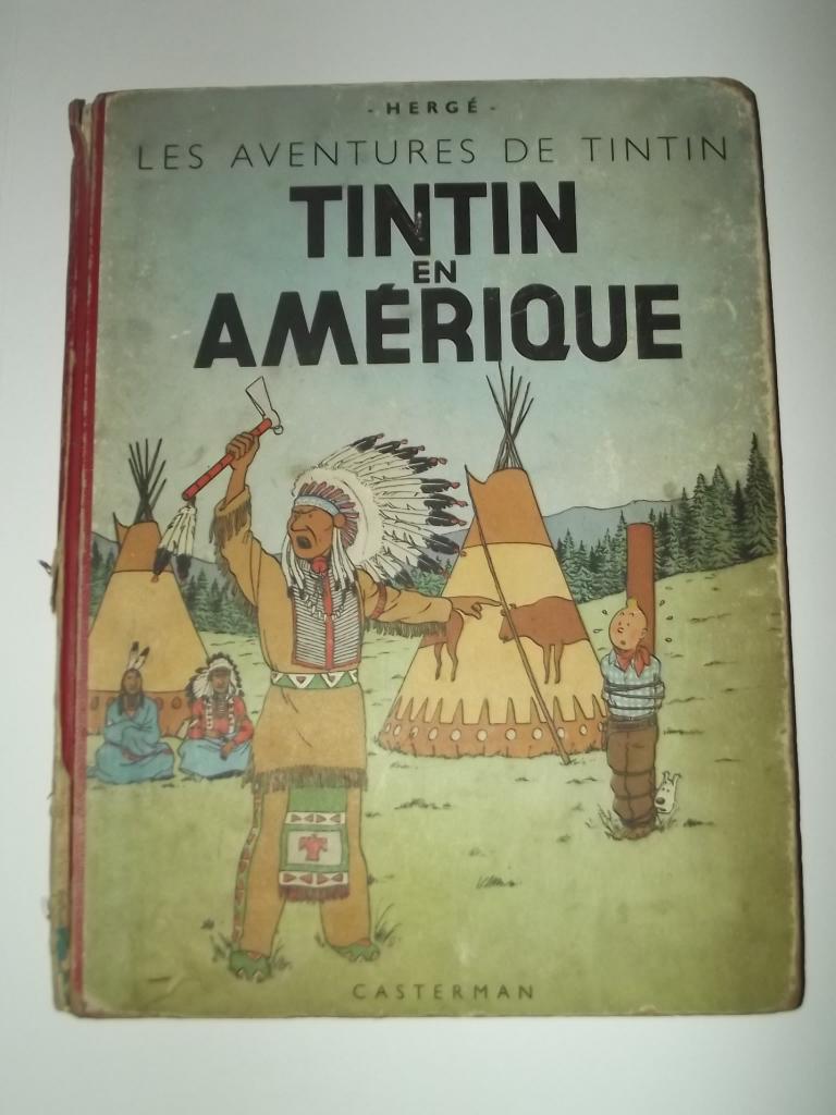 Tintin en Amérique, Eén stripboek, Ophalen of Verzenden, Gelezen, HERGE
