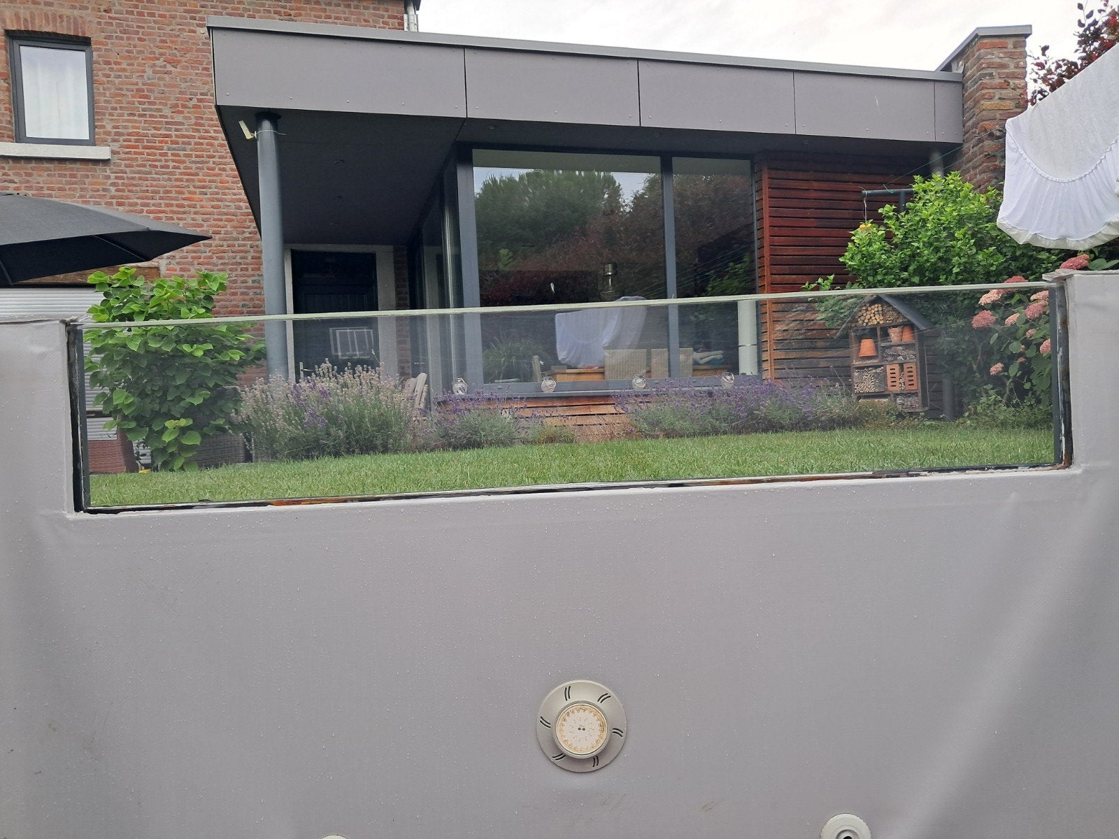 vitre pour piscine, Enlèvement