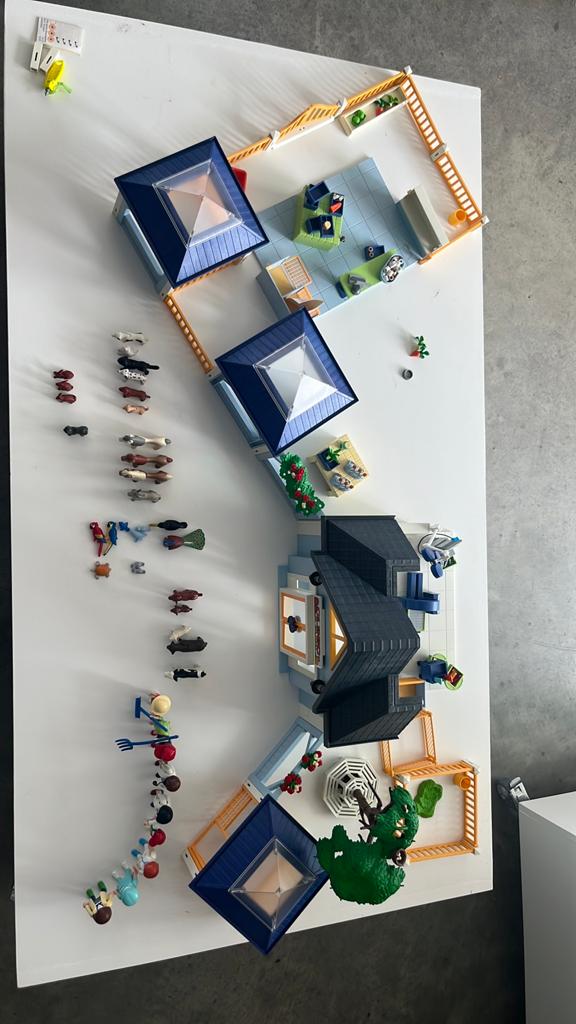 Playmobil set dierenkliniek met heel verl accessoires, Enlèvement, Comme neuf