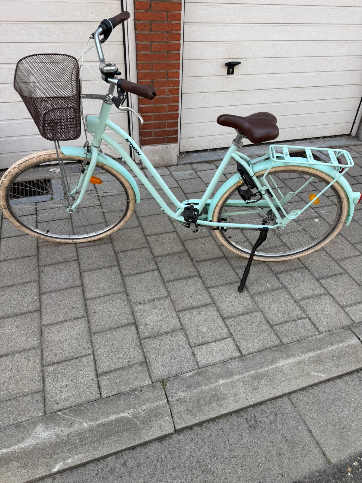 Stadsfiets elops mint groen maat L, Fietsen en Brommers, Ophalen, Zo goed als nieuw