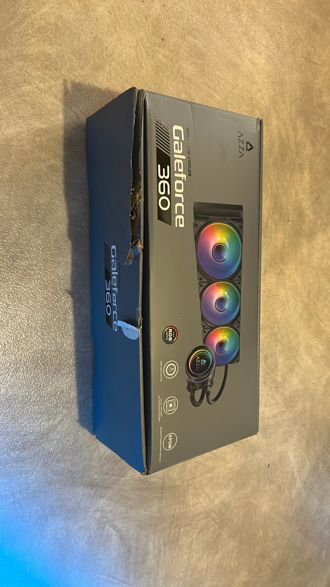 AZZA Galeforce 360 CPU liquid cooler, Computers en Software, Ophalen of Verzenden, Nieuw