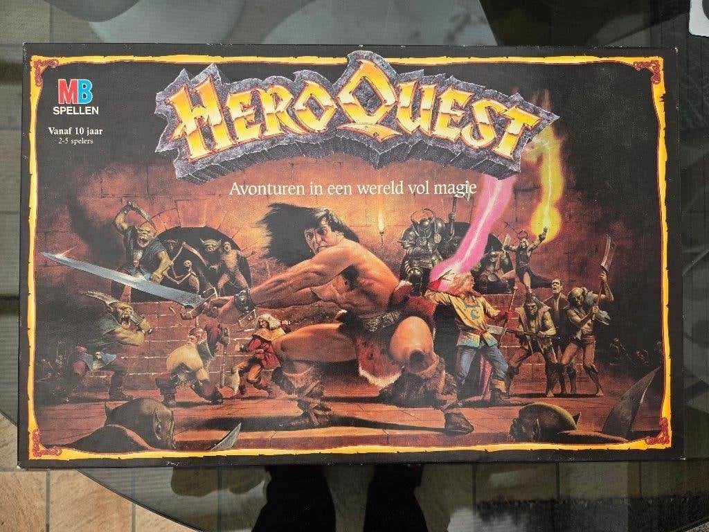 HeroQuest 1989 board game hero Quest bordpel 1989, Hobby en Vrije tijd, Ophalen of Verzenden, Gebruikt