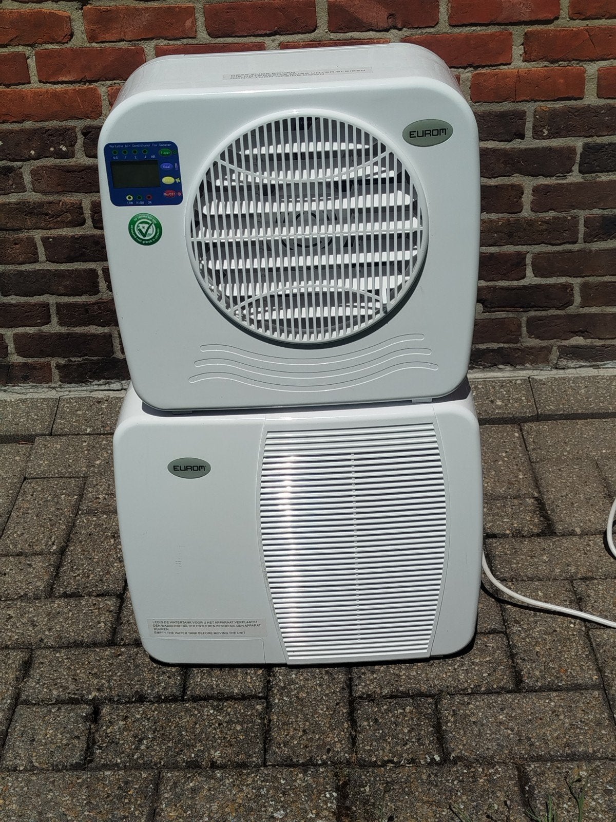 Airco caravan of camper, Ophalen