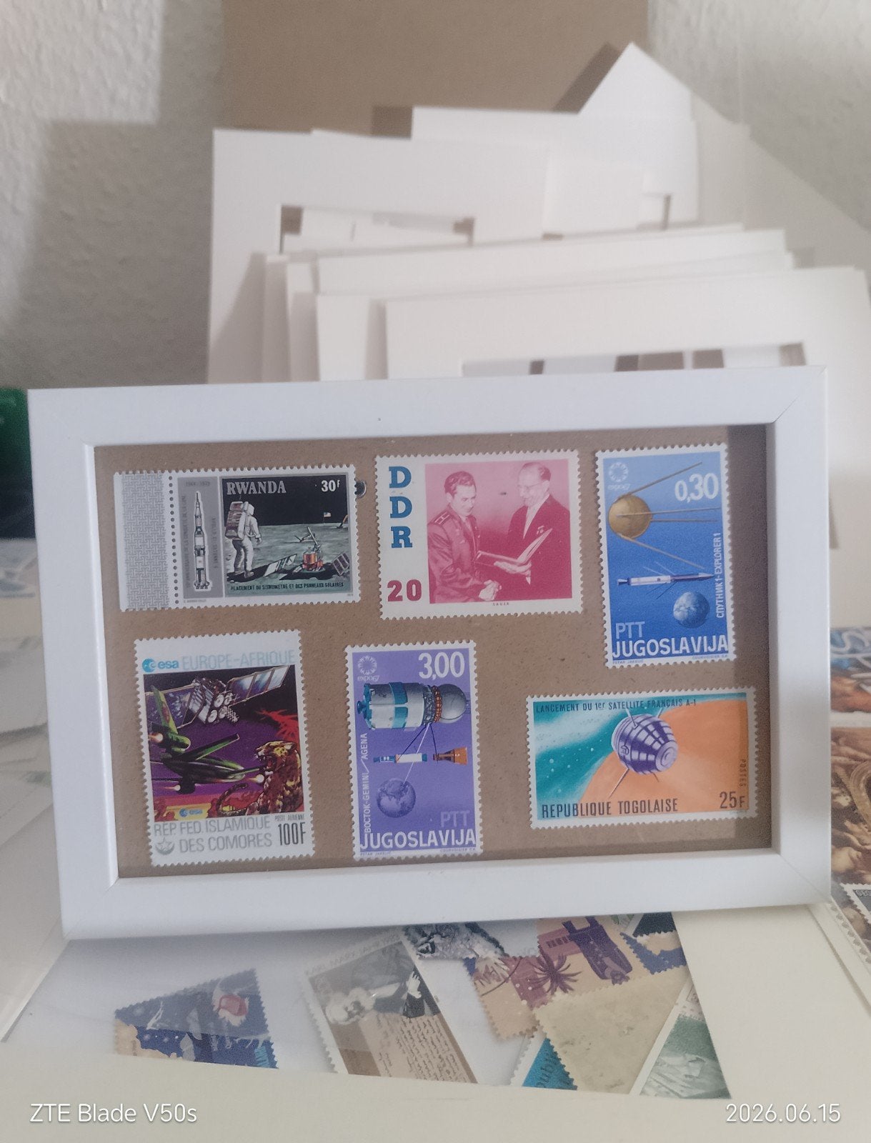 postzegels ruimtevaart postfrisch, Postzegels en Munten, Ophalen of Verzenden