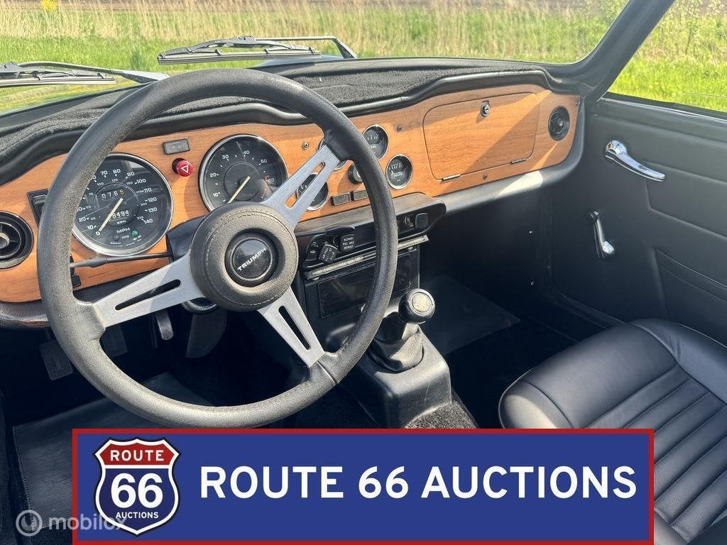 Triumph TR6 | 1976 | Route 66 Auctions, Achat, Entreprise, Boîte manuelle, Triumph