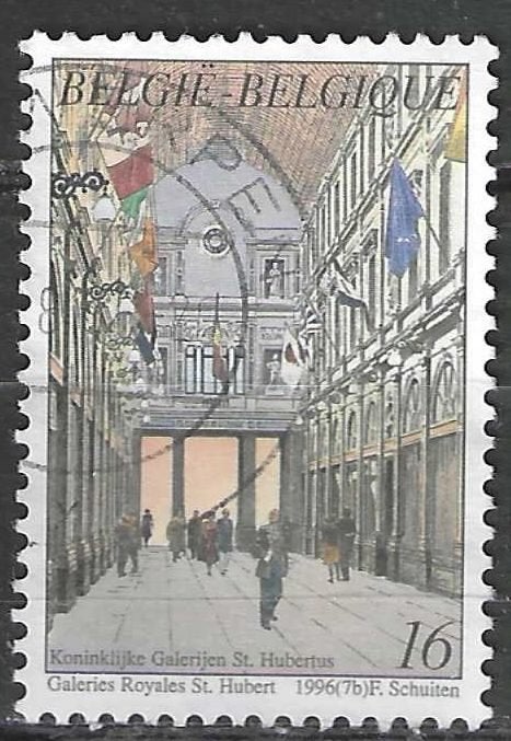 Belgique 1996 - Yvert/OBP 2643 - Galeries Saint Hubert (ST), Envoi, Affranchi, Oblitéré, Europe