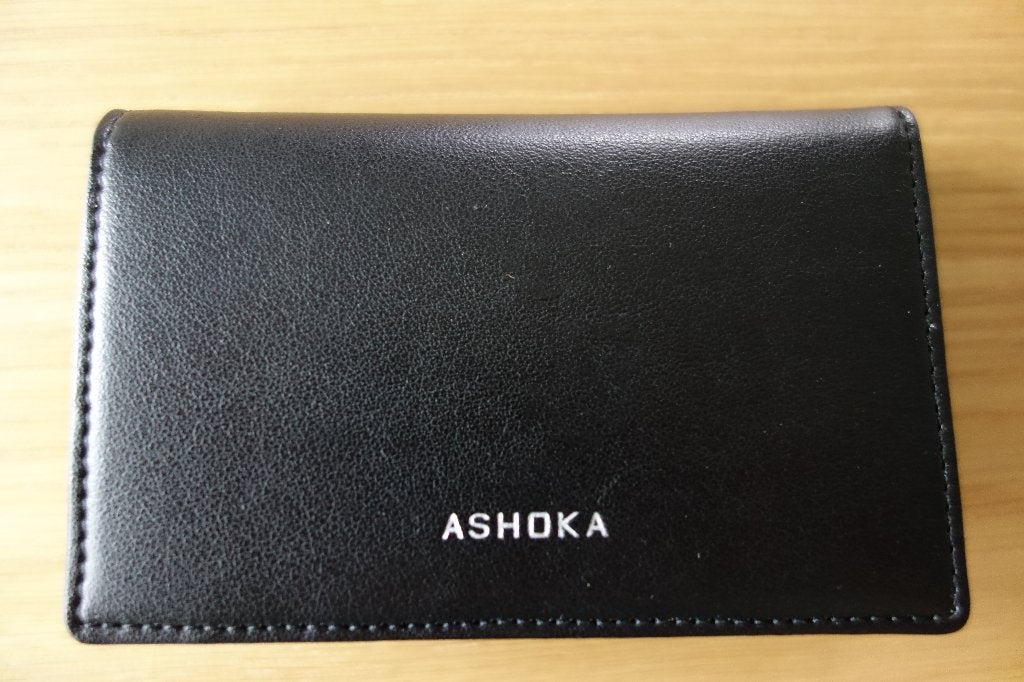 Porte-monnaie VEGAN en appelskin noir "ASHOKA PARIS", Bijoux, Sacs & Beauté, Porte-monnaie & Portefeuilles, Envoi, Neuf, Noir