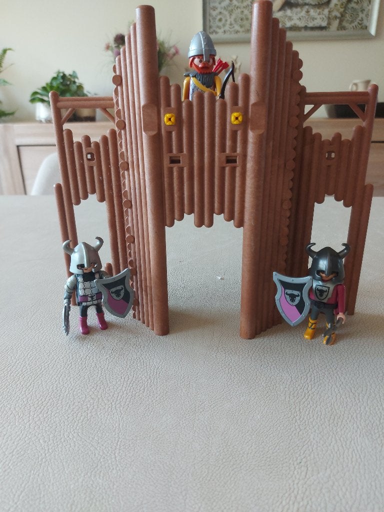 Houten wachttoren met ridders, Ophalen of Verzenden, Gebruikt, Los Playmobil
