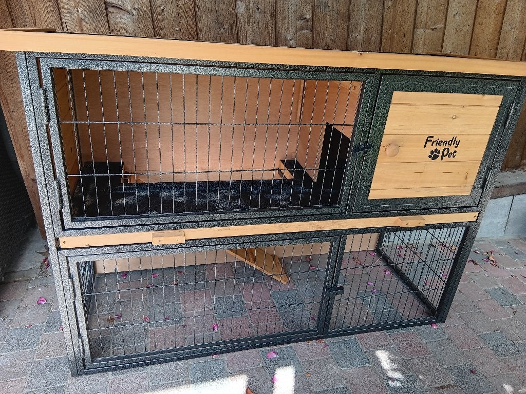 Hok voor konijn of cavia, Dieren en Toebehoren, Ophalen, 110 cm of meer, 60 tot 90 cm, Zo goed als nieuw