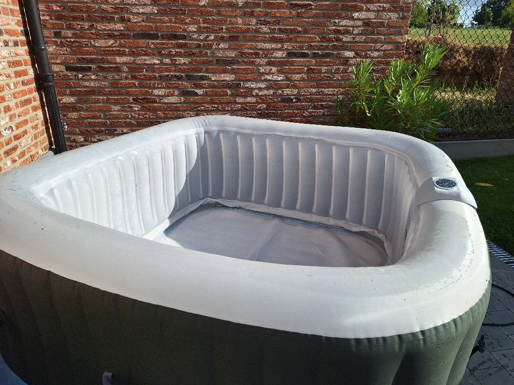 Jacuzzi, Jardin & Terrasse, Bains à remous et Spas, Enlèvement, Comme neuf, Couverture, Gonflable