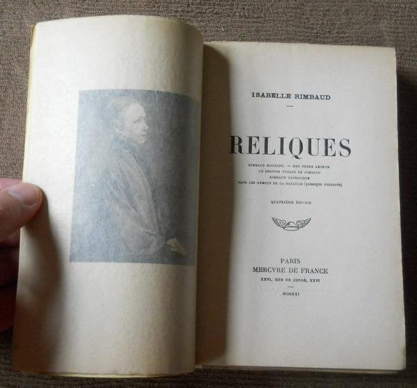 Reliques (Isabelle Rimbaud), Enlèvement ou Envoi, Utilisé