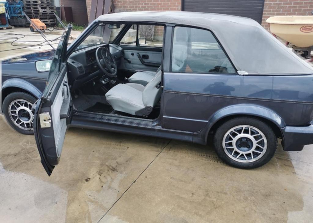VW golf cabrio 1.8 (quartet), Stof, Cabriolet, Blauw, Overige kleuren