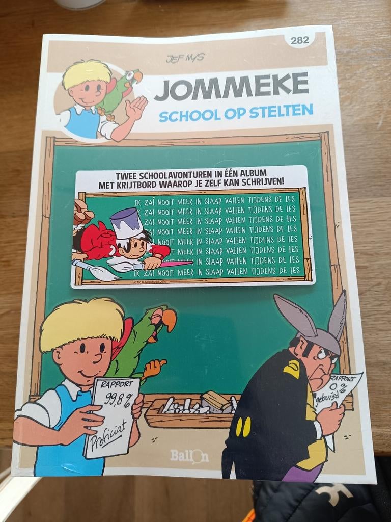 Nieuwe jommeke strips, Ophalen