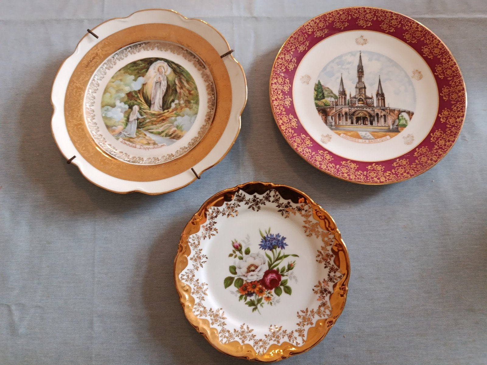 3 assiettes décoratives, Enlèvement ou Envoi