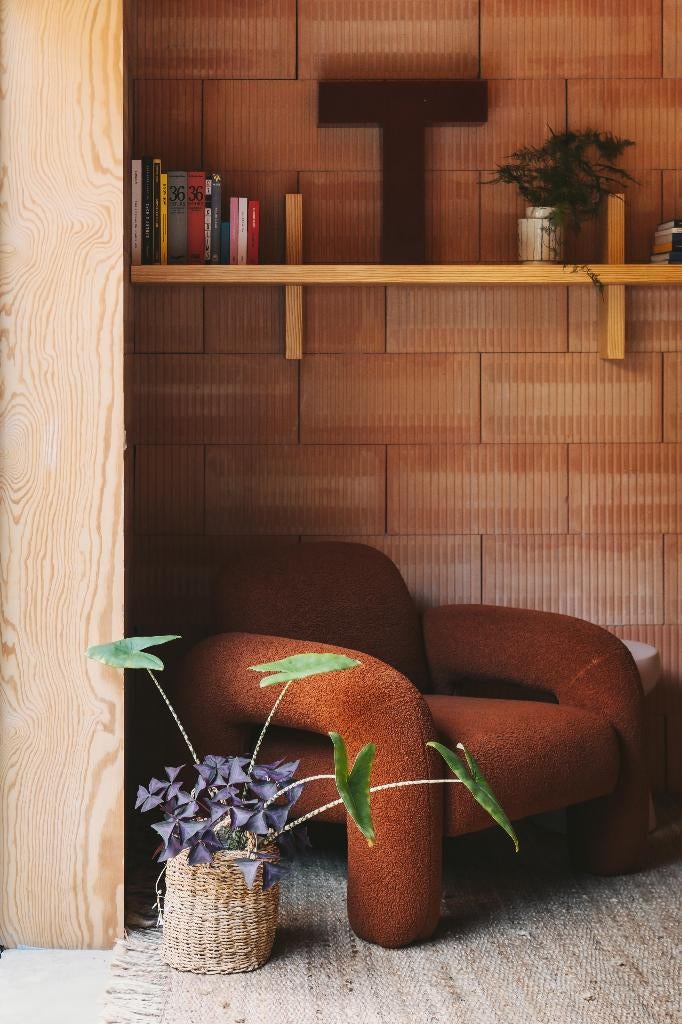 Fauteuil, Maison & Meubles, Fauteuils, Comme neuf, Bois, Synthétique, Tissus, 75 à 100 cm, 75 à 100 cm, Enlèvement