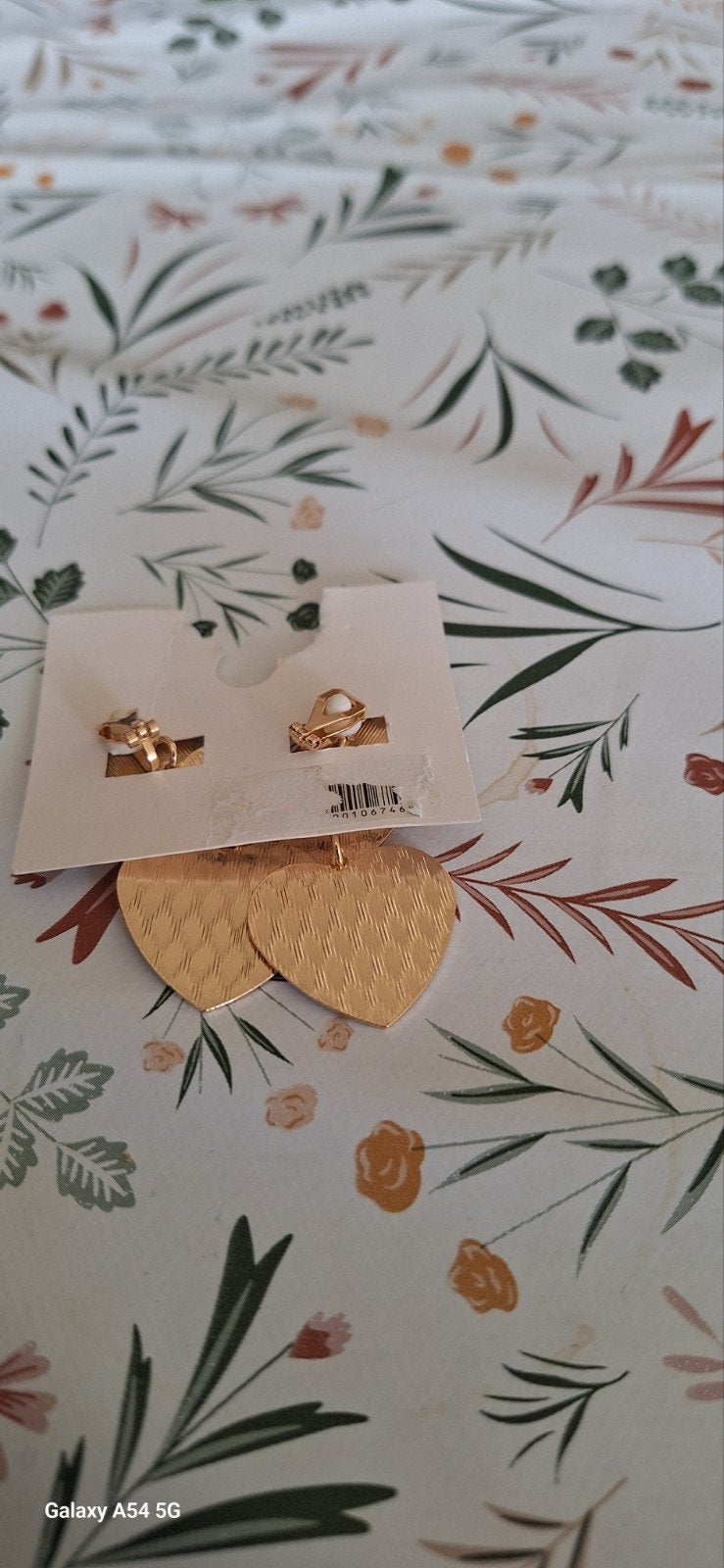 clip oorbelhangers hartje goud, Ophalen, Hangers, Nieuw, Goud