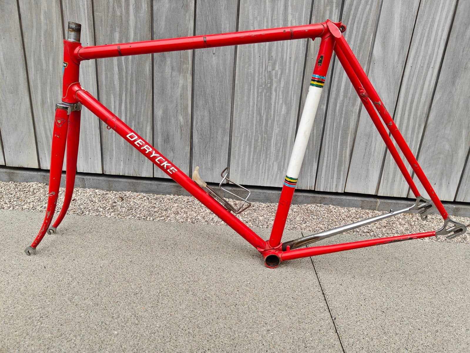 jeu de cadres Derycke - Reynolds tubes, Vélos & Vélomoteurs, 51 à 55 cm, Enlèvement, Frein sur jante