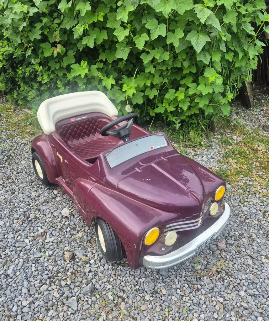 Renault 4CV a pédale, Enlèvement