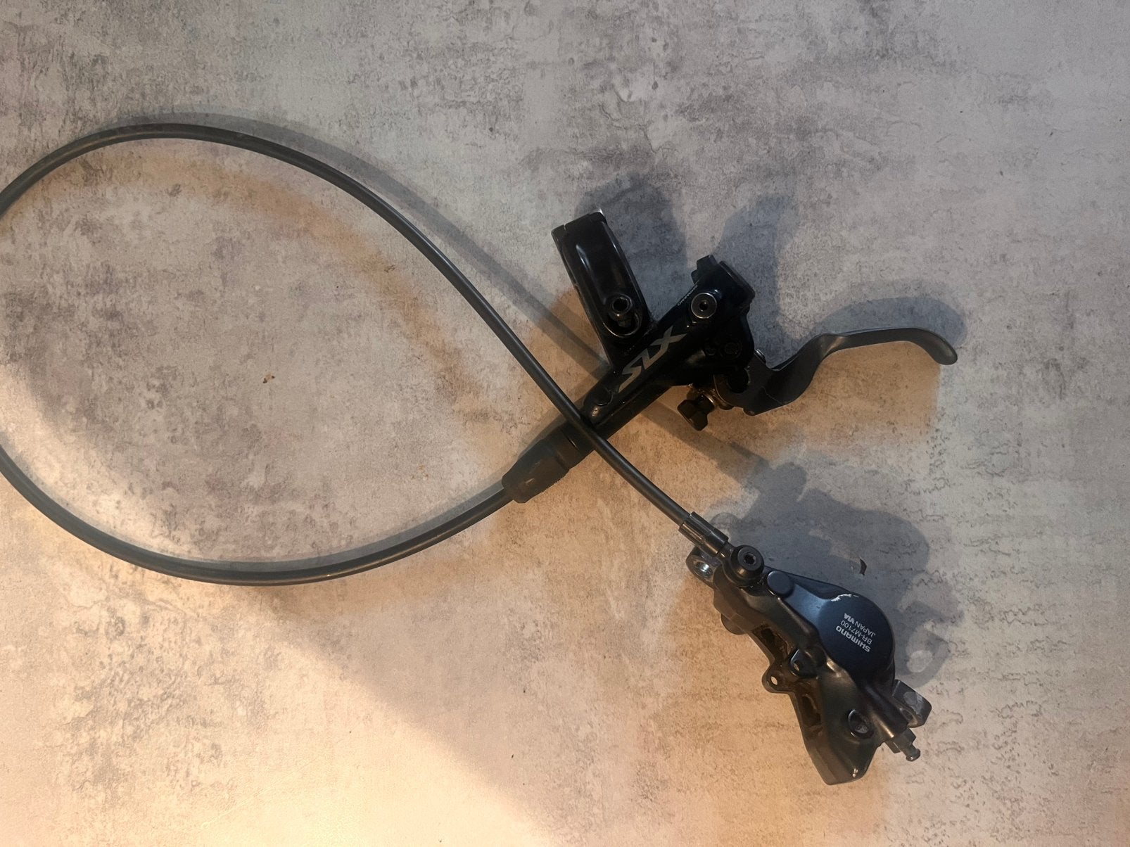 Shimano SLX hydraulische remset (remgreep + remklauw) — €40, Ophalen of Verzenden, Zo goed als nieuw