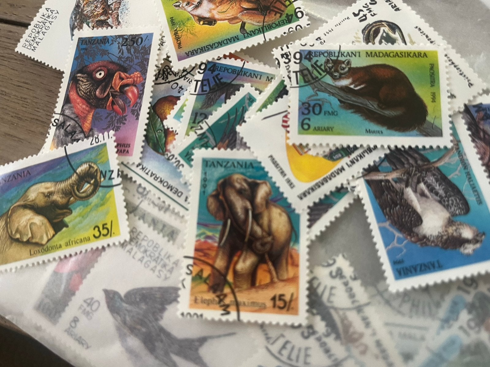 Natuur dieren, Postzegels en Munten, Postzegels | Afrika, Verzenden