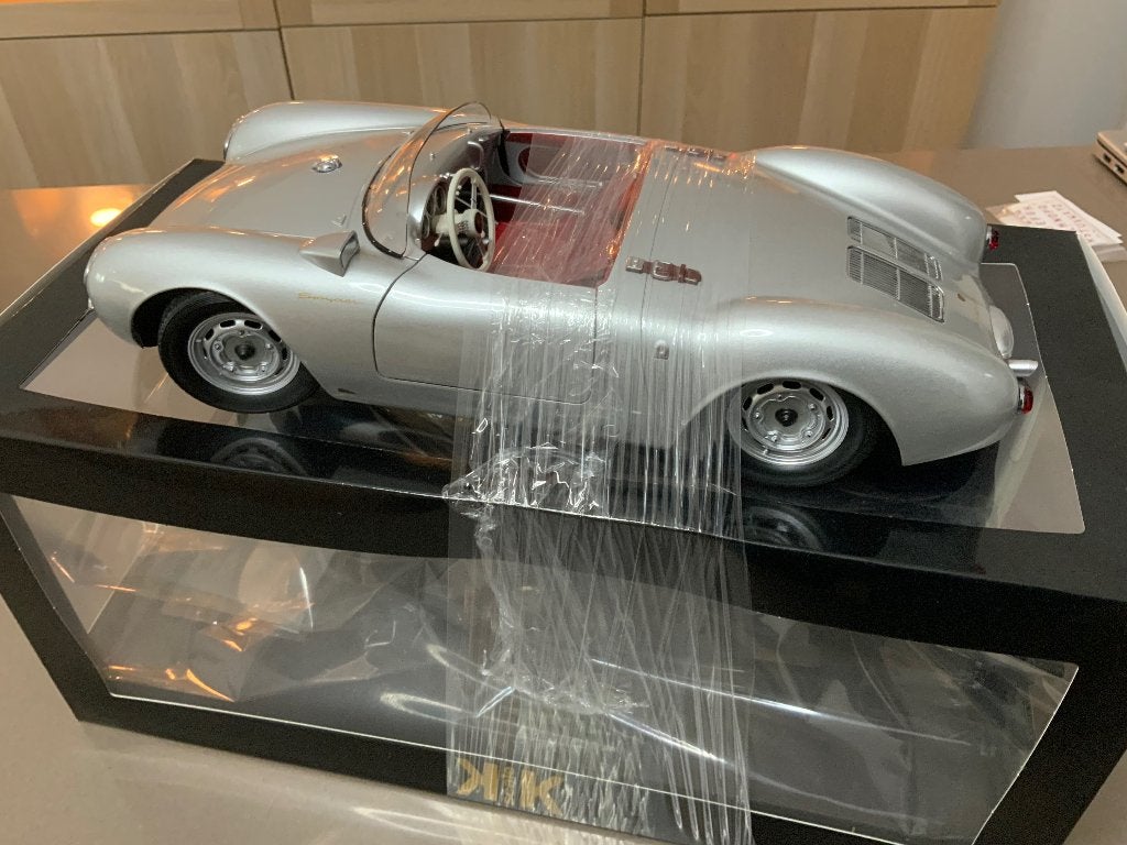 3 x Porsche 550 spyder op schaal 1:12, Enlèvement ou Envoi, Neuf, 1:9 à 1:12, Voiture