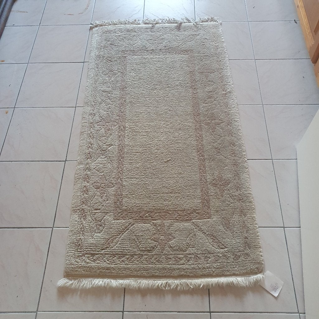 2 tapis/tapis de course en laine chinoise noués à la main, Maison & Meubles, Enlèvement, Utilisé, Beige