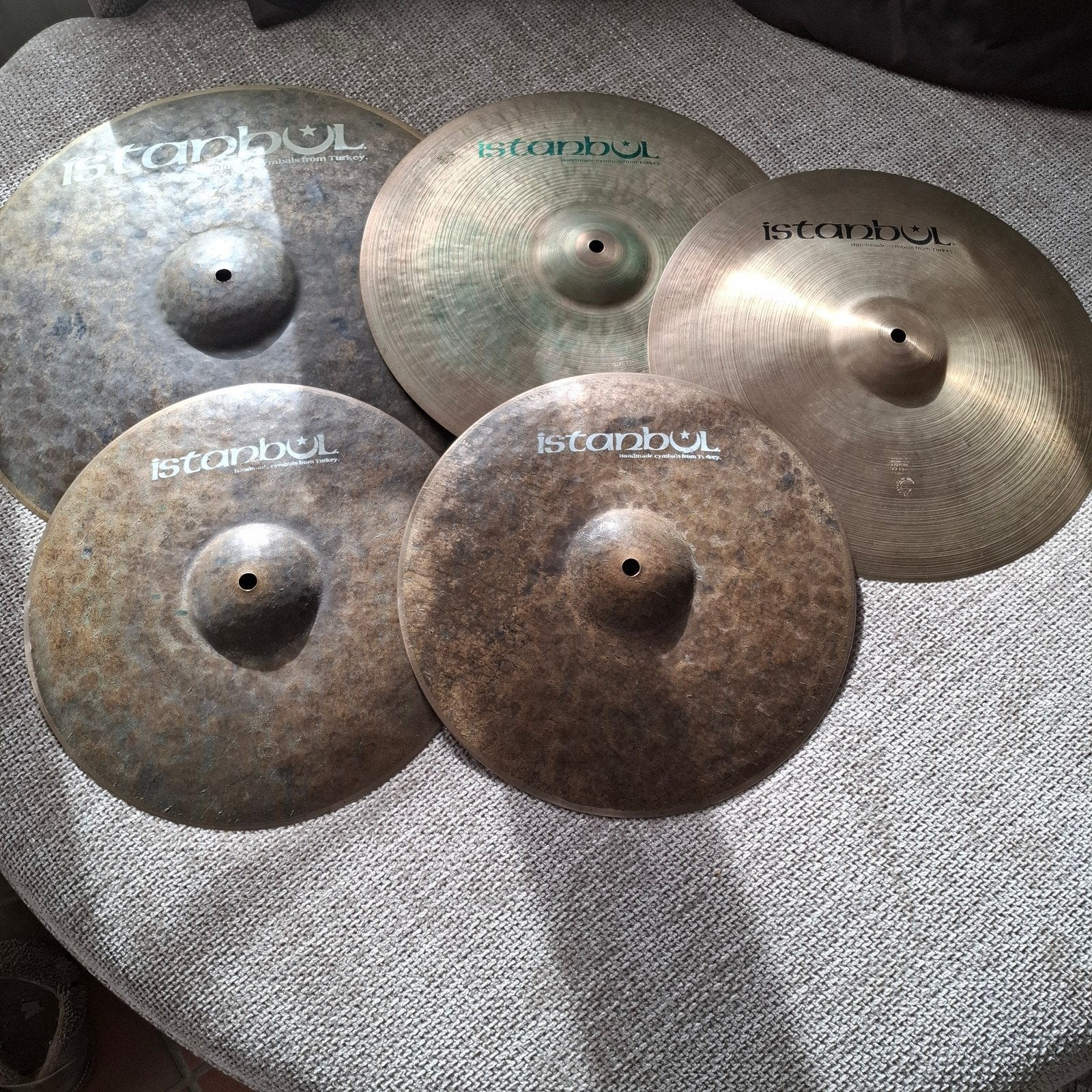 complete Istanbul agop pre split cymbalen set voor drumstel, Muziek en Instrumenten, Instrumenten | Toebehoren, Ophalen, Zo goed als nieuw