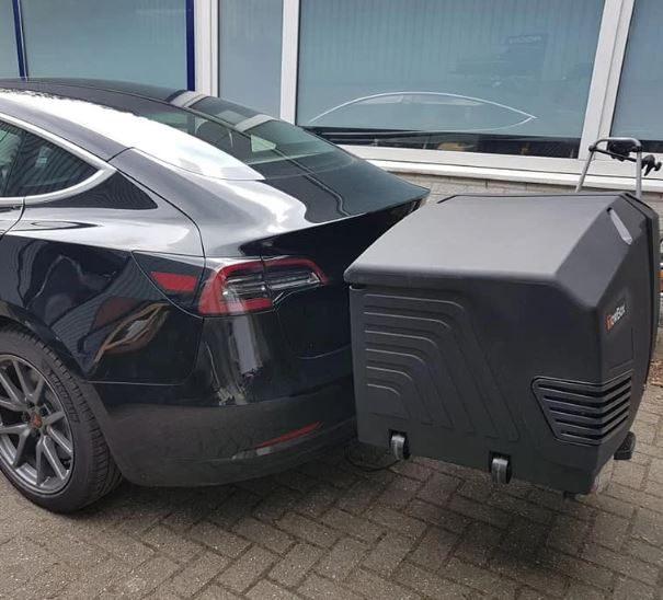 Trekhaakkoffer V3 zwarte bagagebox voor verhuur, Enlèvement ou Envoi, Comme neuf