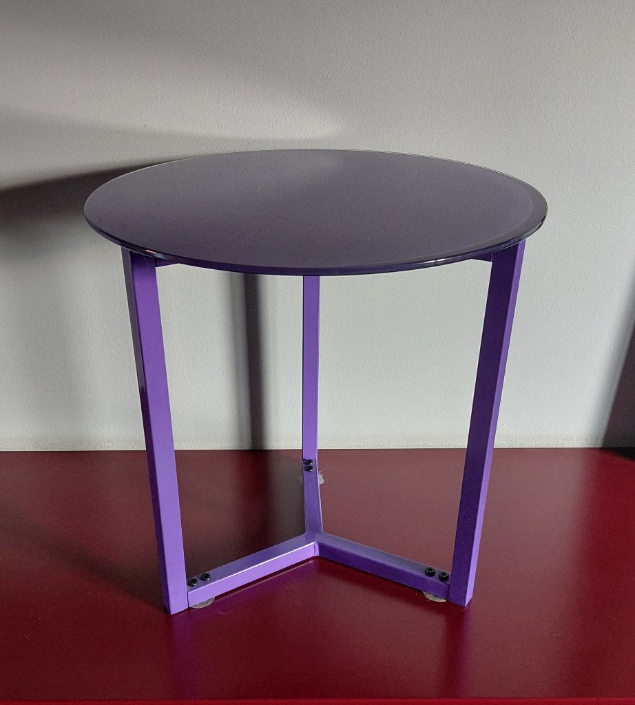 Bijzettafeltje, Huis en Inrichting, Ophalen, Zo goed als nieuw, Rond, Minder dan 45 cm