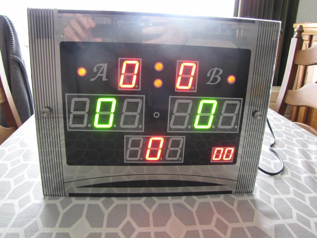 biljart scorebord elektronisch, Ophalen of Verzenden, Zo goed als nieuw