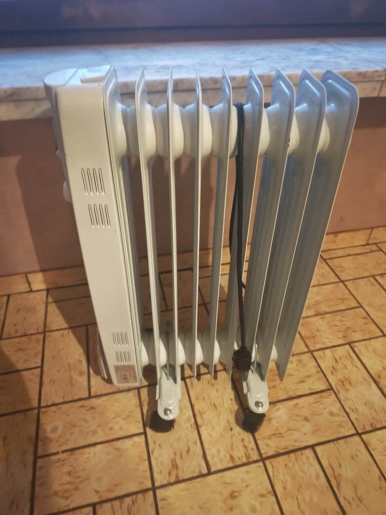 Elektrische olieradiator, Doe-het-zelf en Bouw, Ophalen, Gebruikt