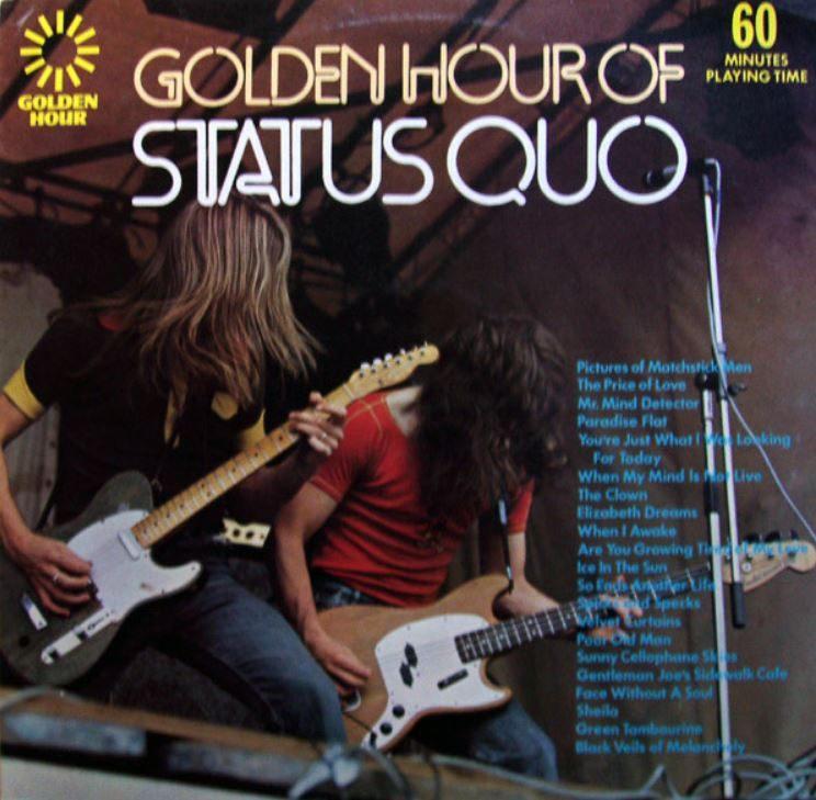 lp: STATUS QUO - GOLDEN HOUR OF STATUS QUO, LP, Gebruikt, Ophalen of Verzenden, 12 inch