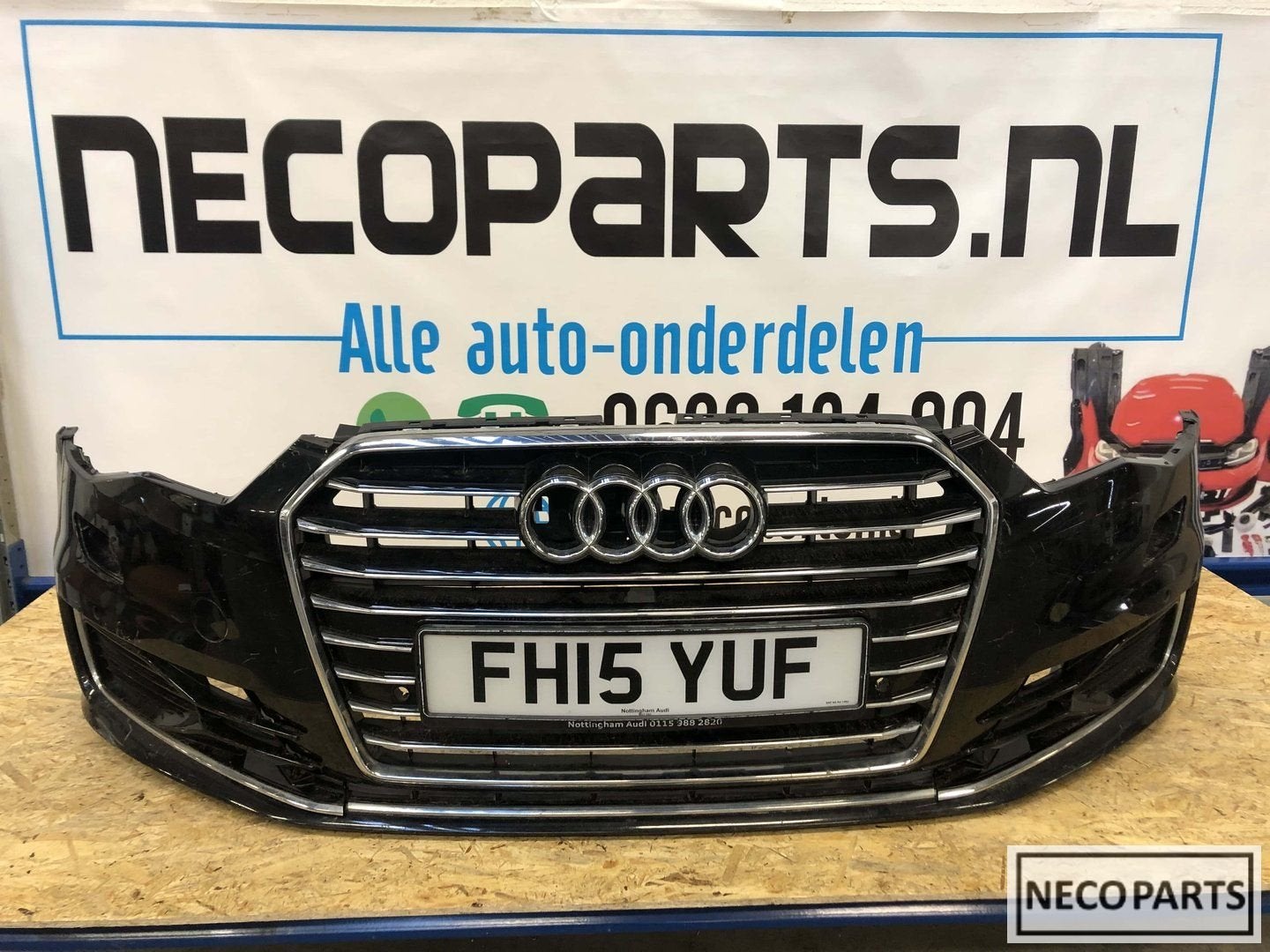 Audi A6 C7 4G facelift bumper voorbumper grill, Autos : Pièces & Accessoires, Carrosserie & Tôlerie, Pare-chocs, Audi, Avant, Utilisé