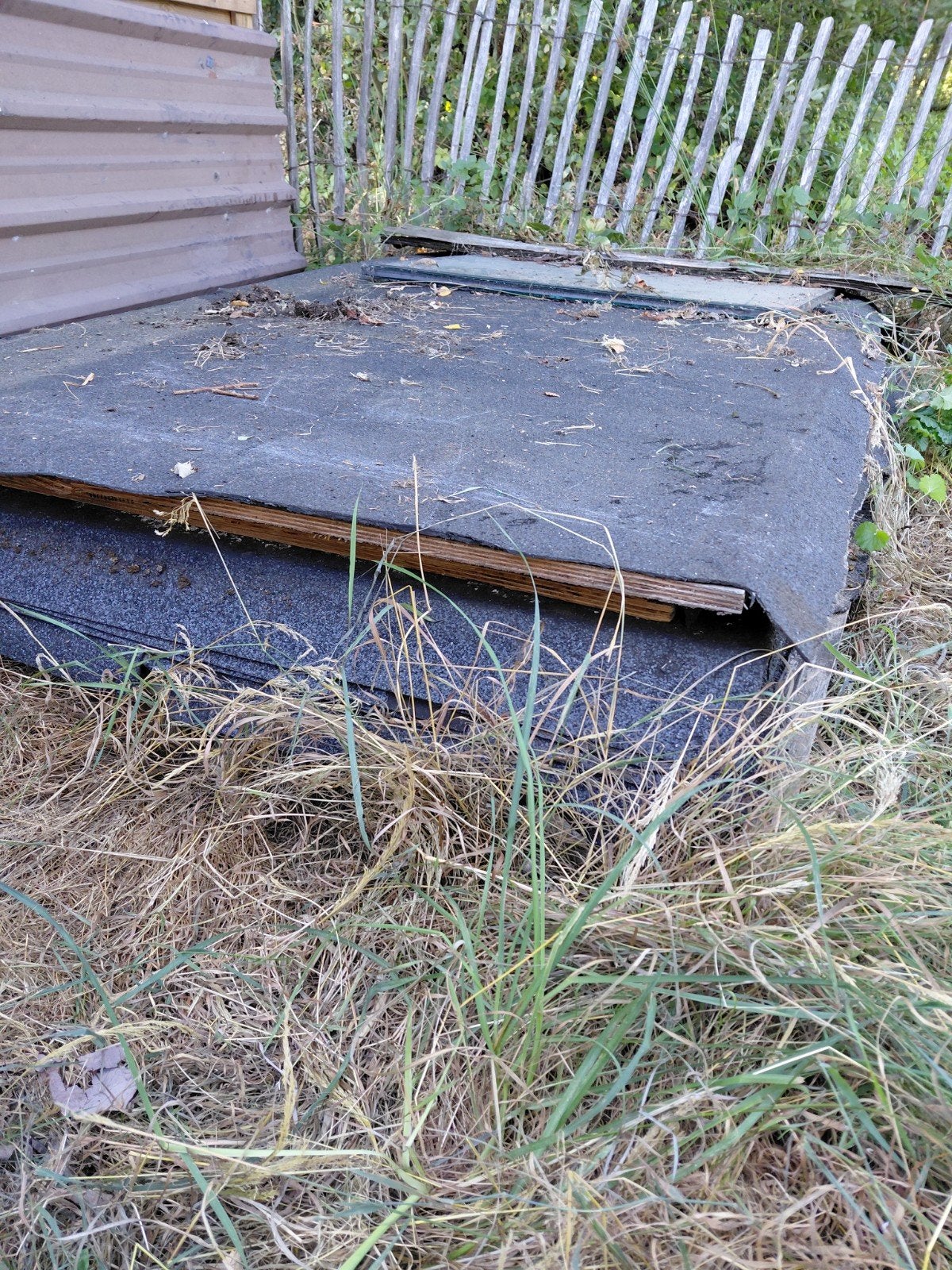 dakbedekking, Ophalen, Hout