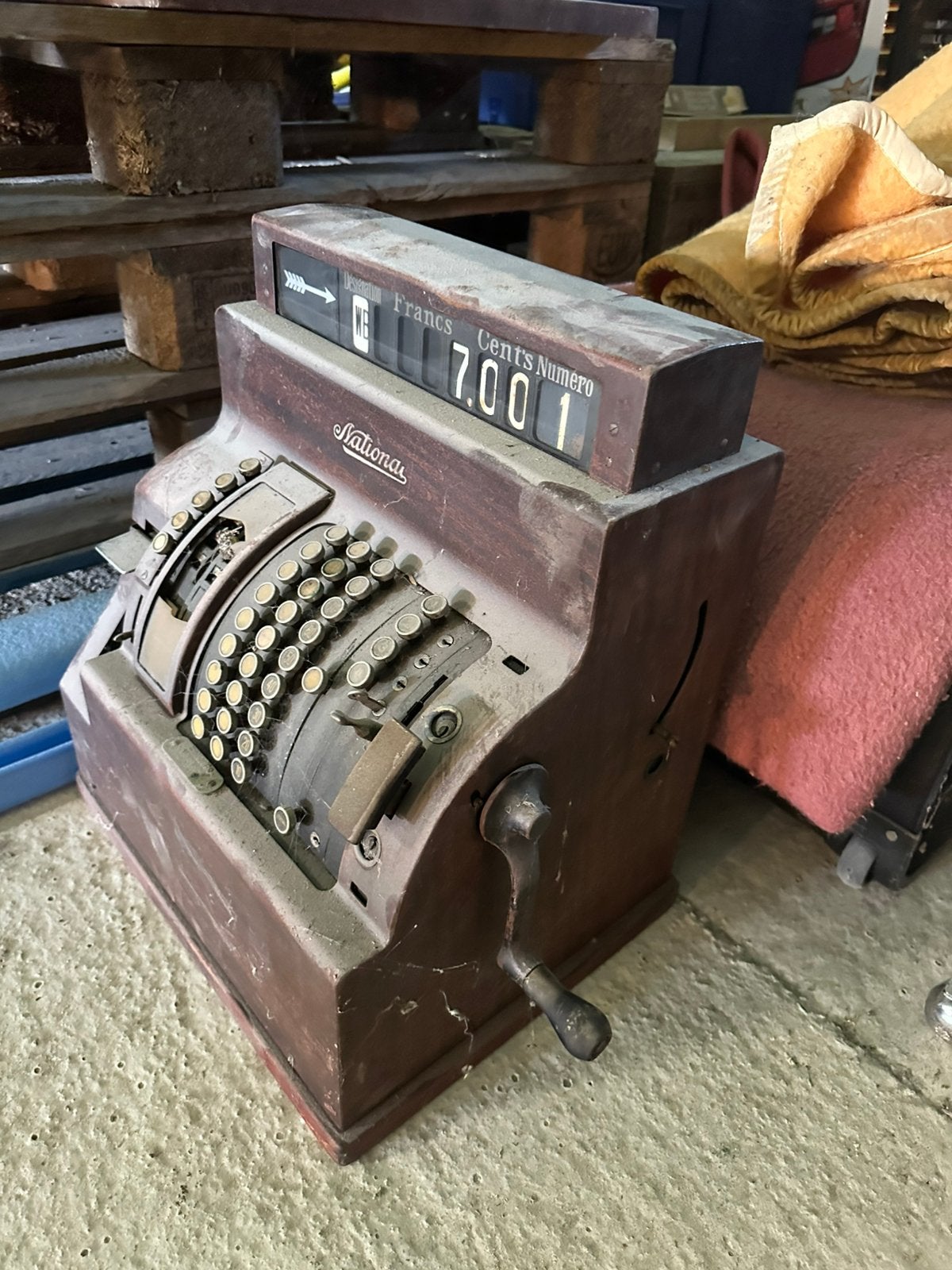 National cash register, Ophalen