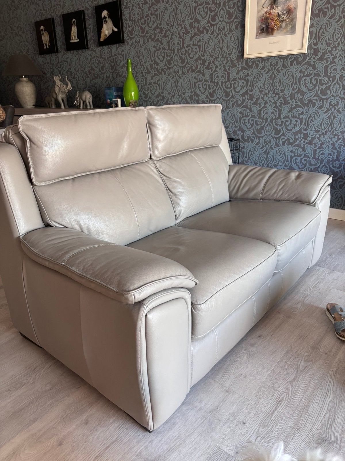 2x 2-zit met 1 elektrische relax, Enlèvement, Comme neuf