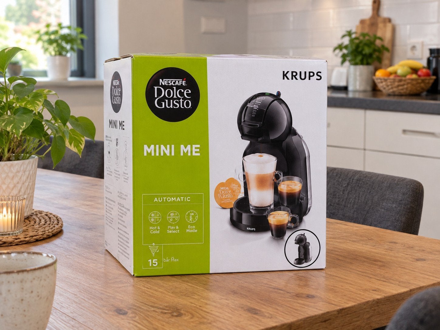 Een gloednieuwe Krups Nescafe Dolce Gusto Mini Me Zwart, Ophalen