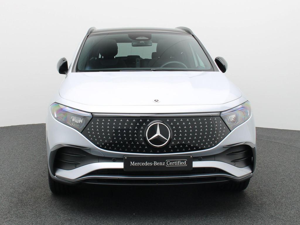 Mercedes-Benz EQA 250+ AMG Line + CARPLAY + PANORAMISCH DAK, Stof, Gebruikt, Zwart, 5 zetels
