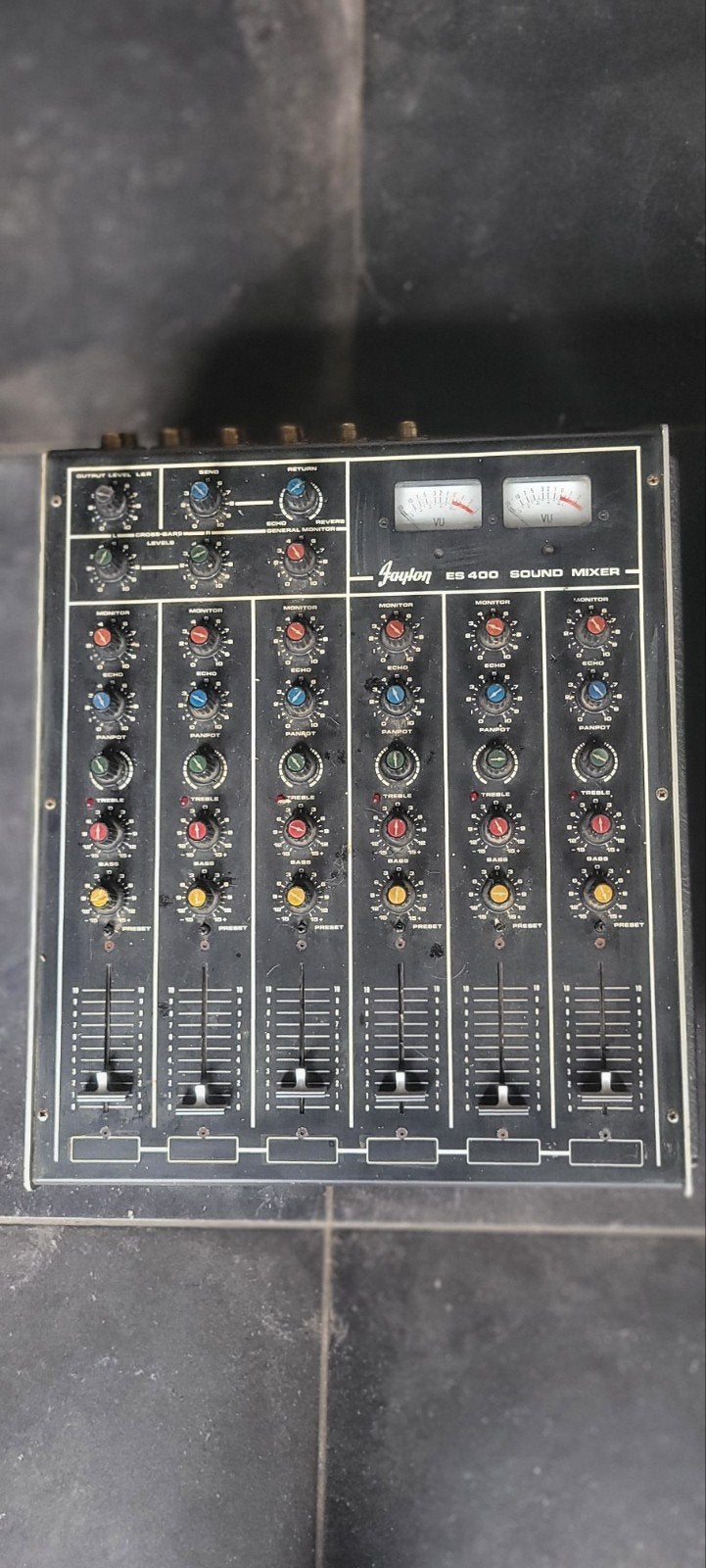 2 Table de mixage Faylon ES 400 made in Belgium 1970, Musique & Instruments, Enlèvement, Utilisé