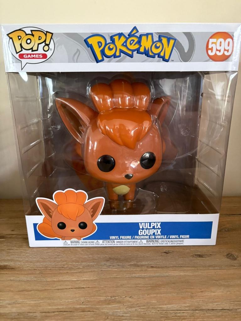 Pokémon Jumbo POP surdimensionné ! Figurine Vulpix 25cm, Enlèvement ou Envoi, Neuf