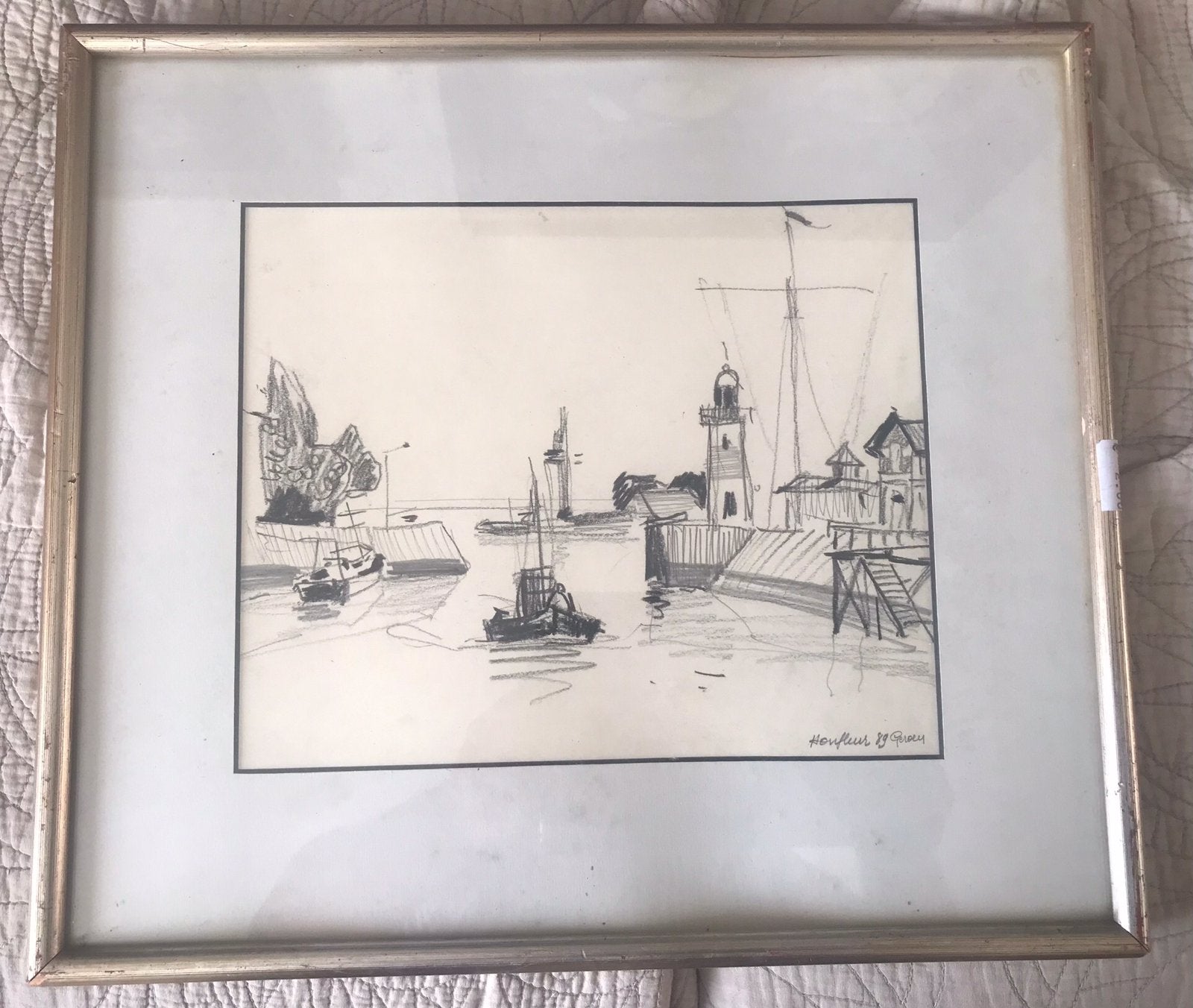De Bruycker Geroen  potloodtekening, Ophalen, Potloodtekening