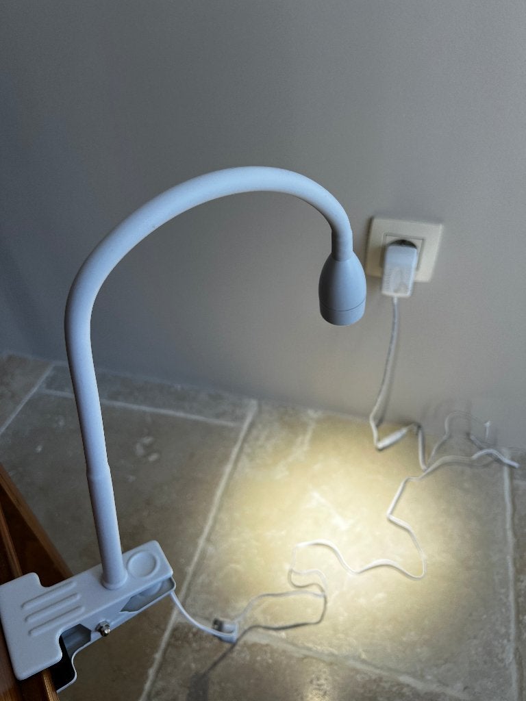 Inspire Gao cliplamp wit, Ophalen, Zo goed als nieuw