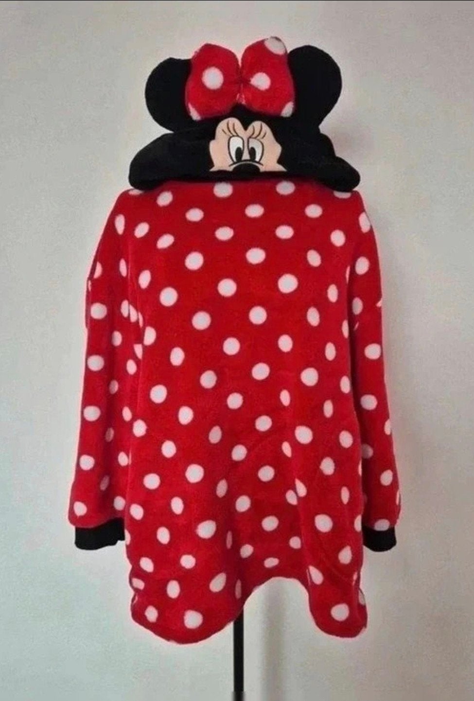 Sweat plaid à capuche minnie 122/140cm, Disney, Enlèvement ou Envoi, Pull ou Veste, Comme neuf