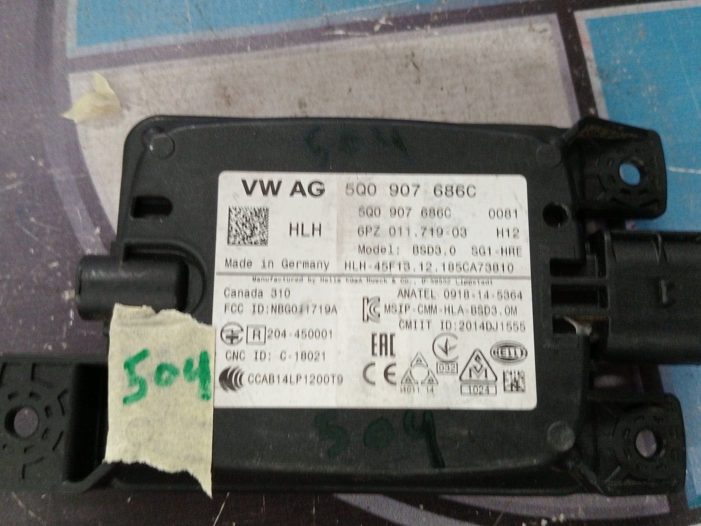 assist VW E-Golf 7 5drs 5Q0907685C, Volkswagen, -, Utilisé, -