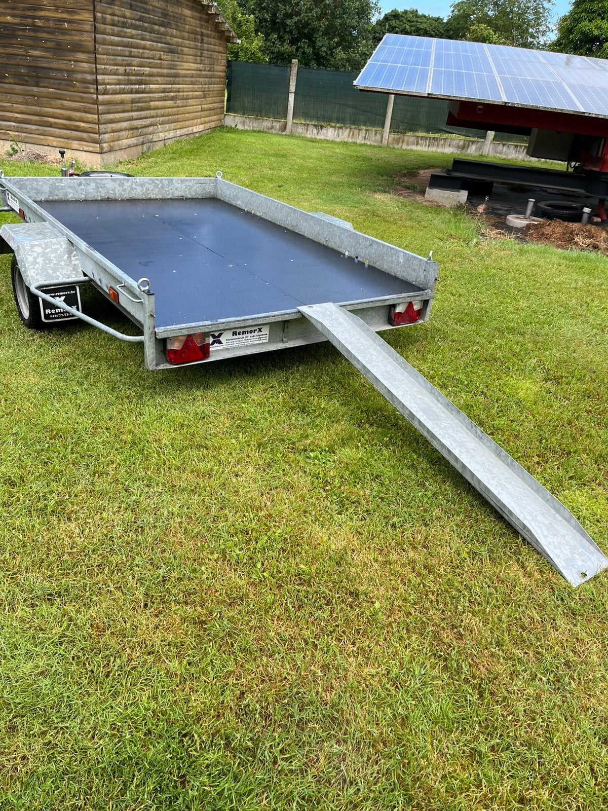 Plateau aanhangwagen 750kg., Autos : Divers, Remorques, Enlèvement, Utilisé