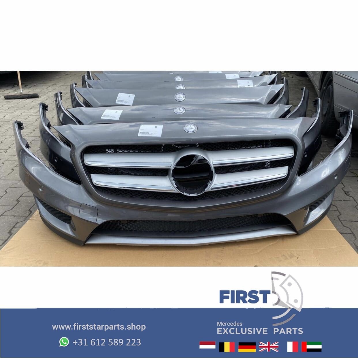 W156 GLA AMG PAKKET VOORBUMPER COMPLEET GRIJS 787 origineel, Utilisé, -, Avant, -